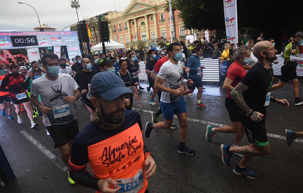 Así fue la salida de la maratón y la media maratón de Murcia (II)