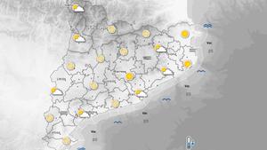 Temps a Catalunya: menys pluja, pugen les temperatures