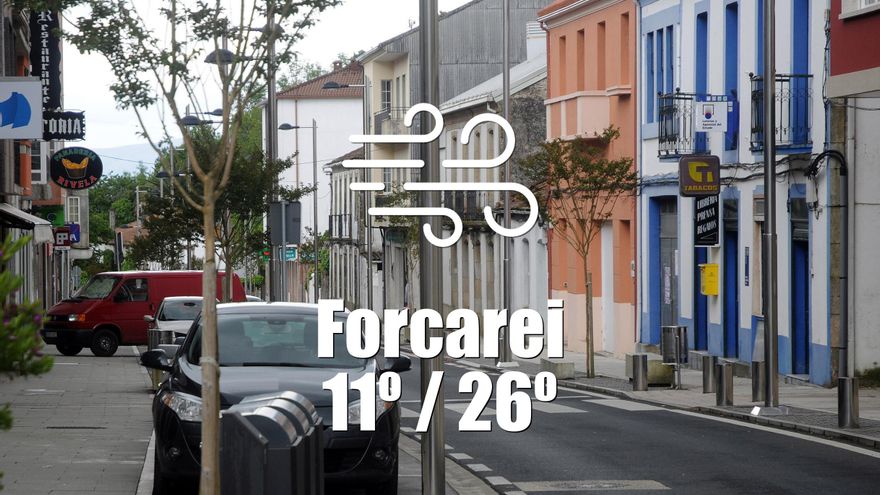El tiempo en Forcarei: previsión meteorológica para hoy, viernes 25 de julio