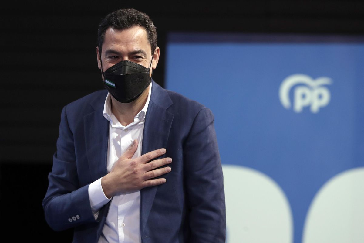 Moreno arropa con su "lealtad" a Feijóo para un PP de centro y moderado