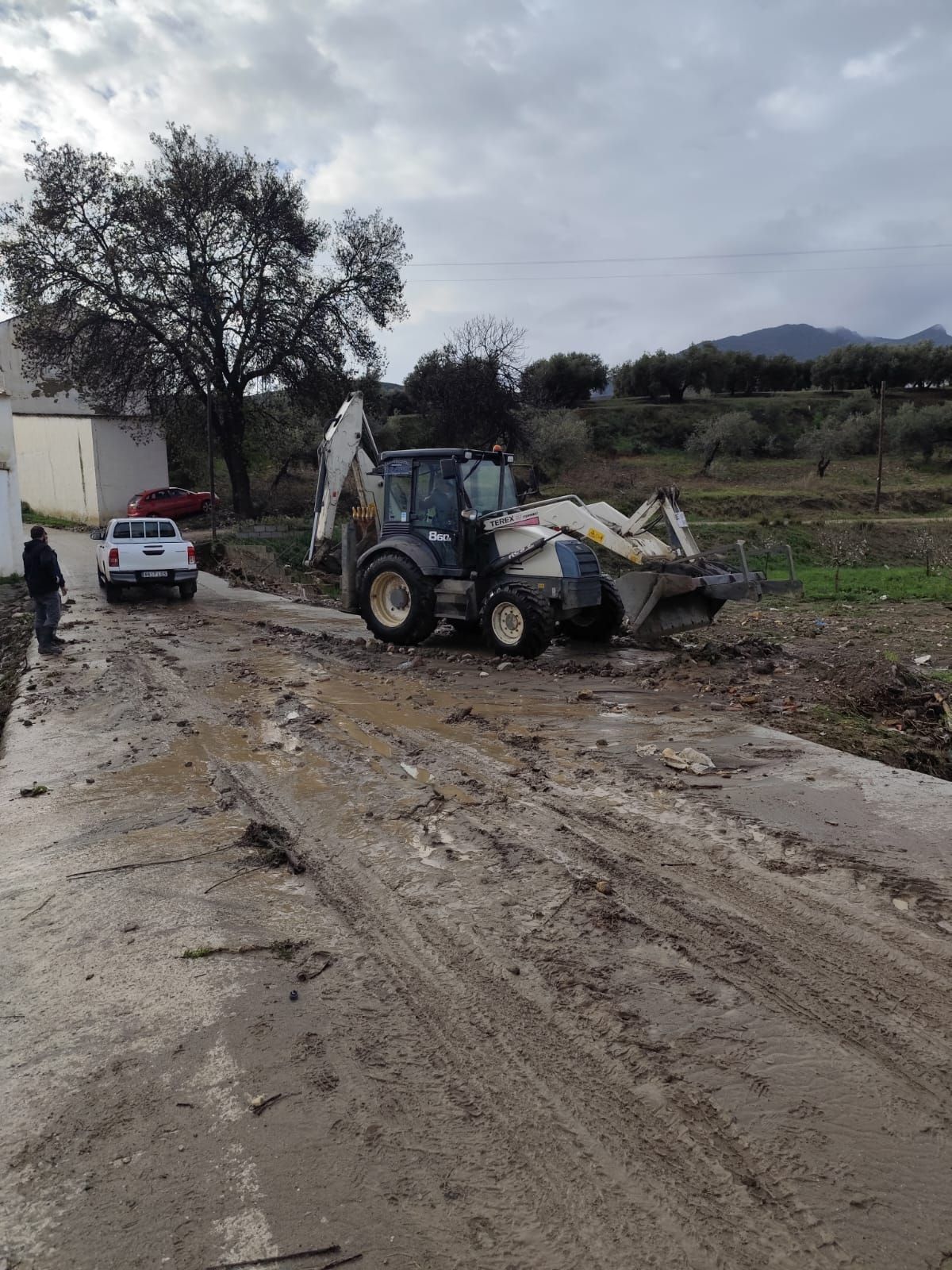 Daños por las lluvias en Ardales