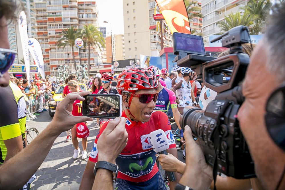 Benidorm acoge a la Vuelta Ciclista a España