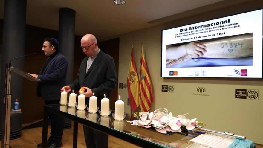 Vídeo | Aragón conmemora el Día Internacional en memoria de las víctimas del Holocausto