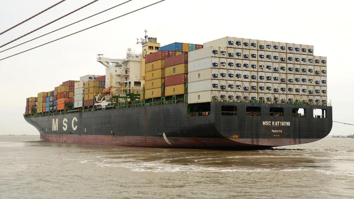 El &quot;MSC Katyayni&quot;