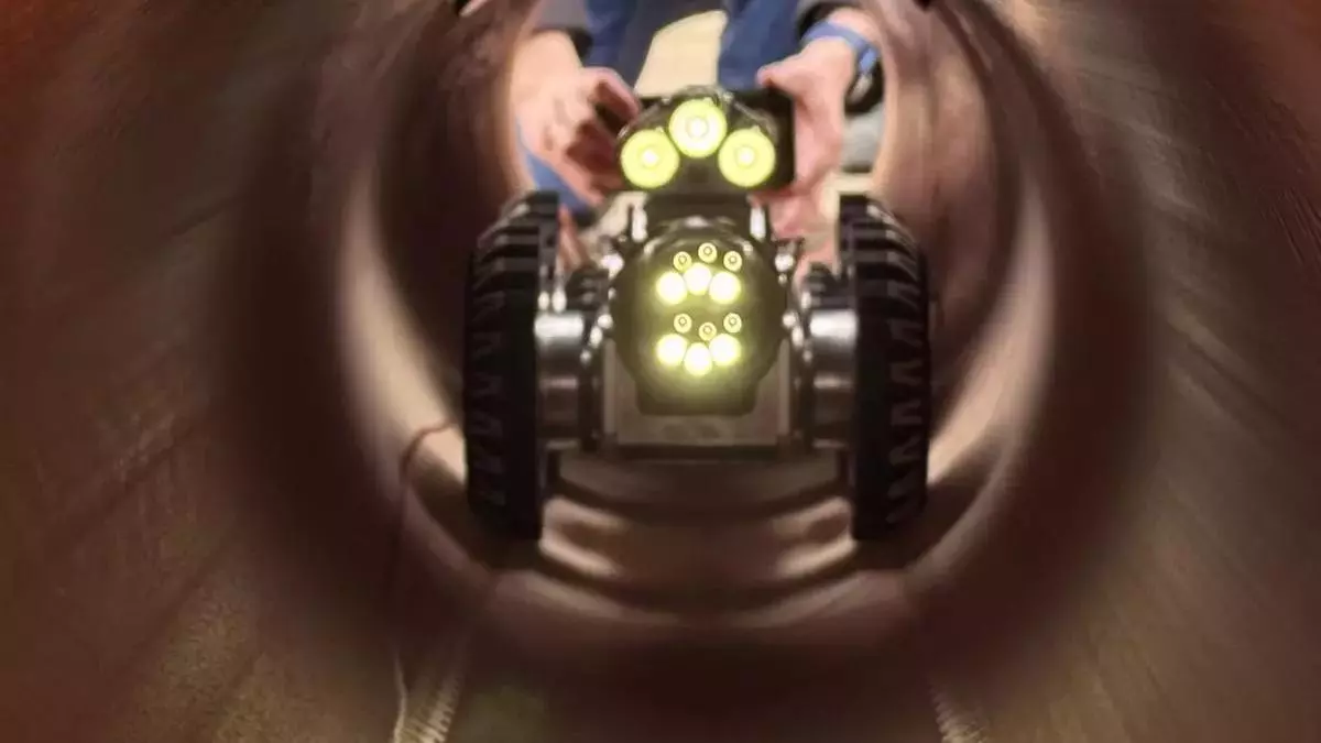 El robot que vigila y rastrea los 540 kilómetros del alcantarillado de Mérida