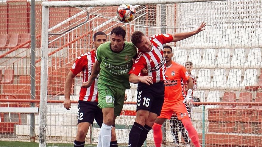 El Atzeneta en el partido de la pasada jornada ante el Acero.