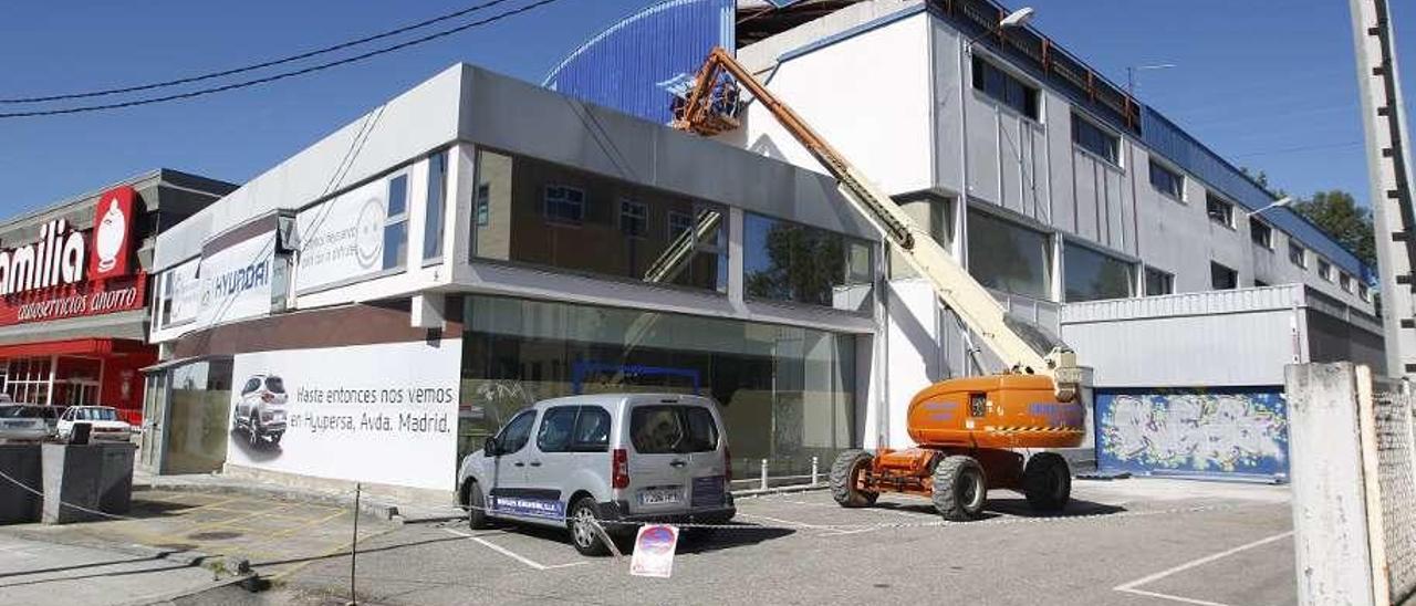 Las próximas instalaciones de Hyundai, en San Andrés de Comesaña. // R. Grobas