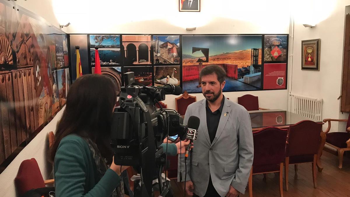 Joan Manel Serra a la sala de plens