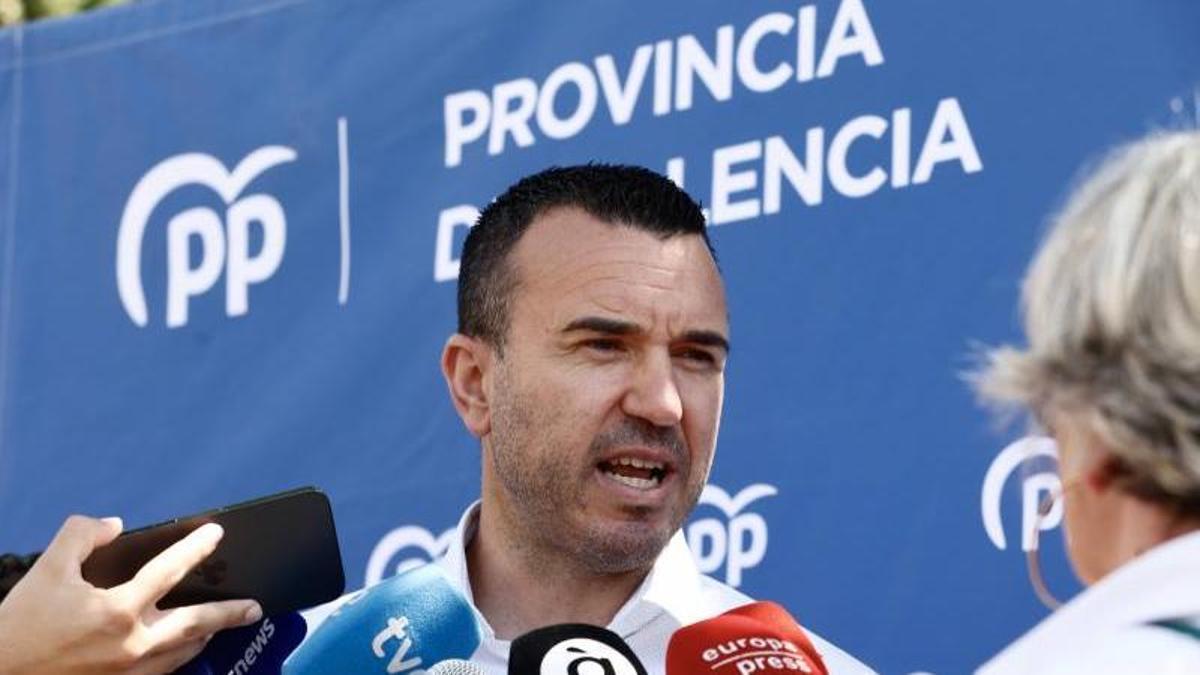 Vicent Mompó, en un acto de partido.