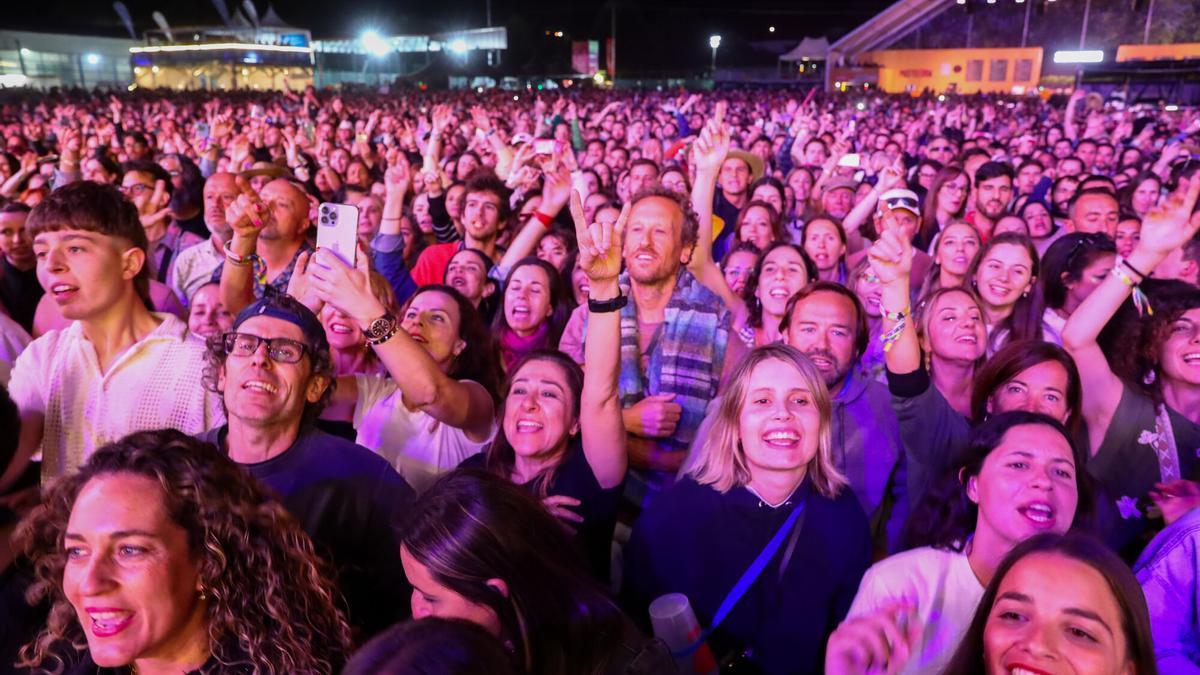 Imagen del público en una edición anterior del festival PortAmérica.