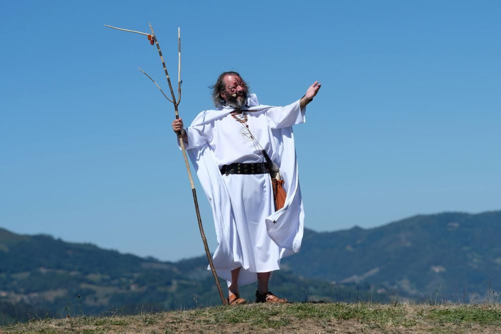 Batalla en la fiesta Astur romana en Carabanzo