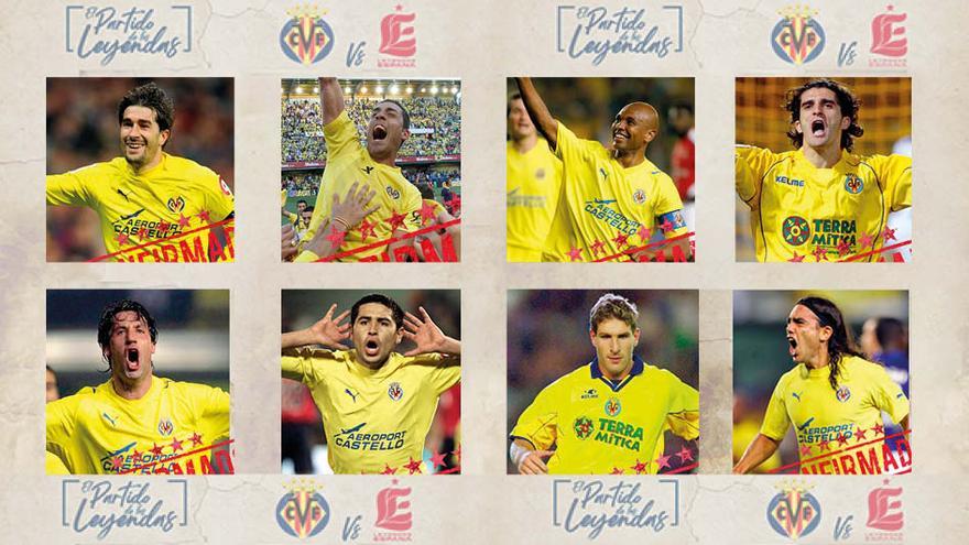 El Villarreal tendrá un importante elenco de grandes exjugadores para el Partido de las Leyendas de su Centenario.