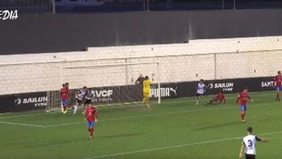 El vídeo de los goles del Mestalla ante el Saguntino