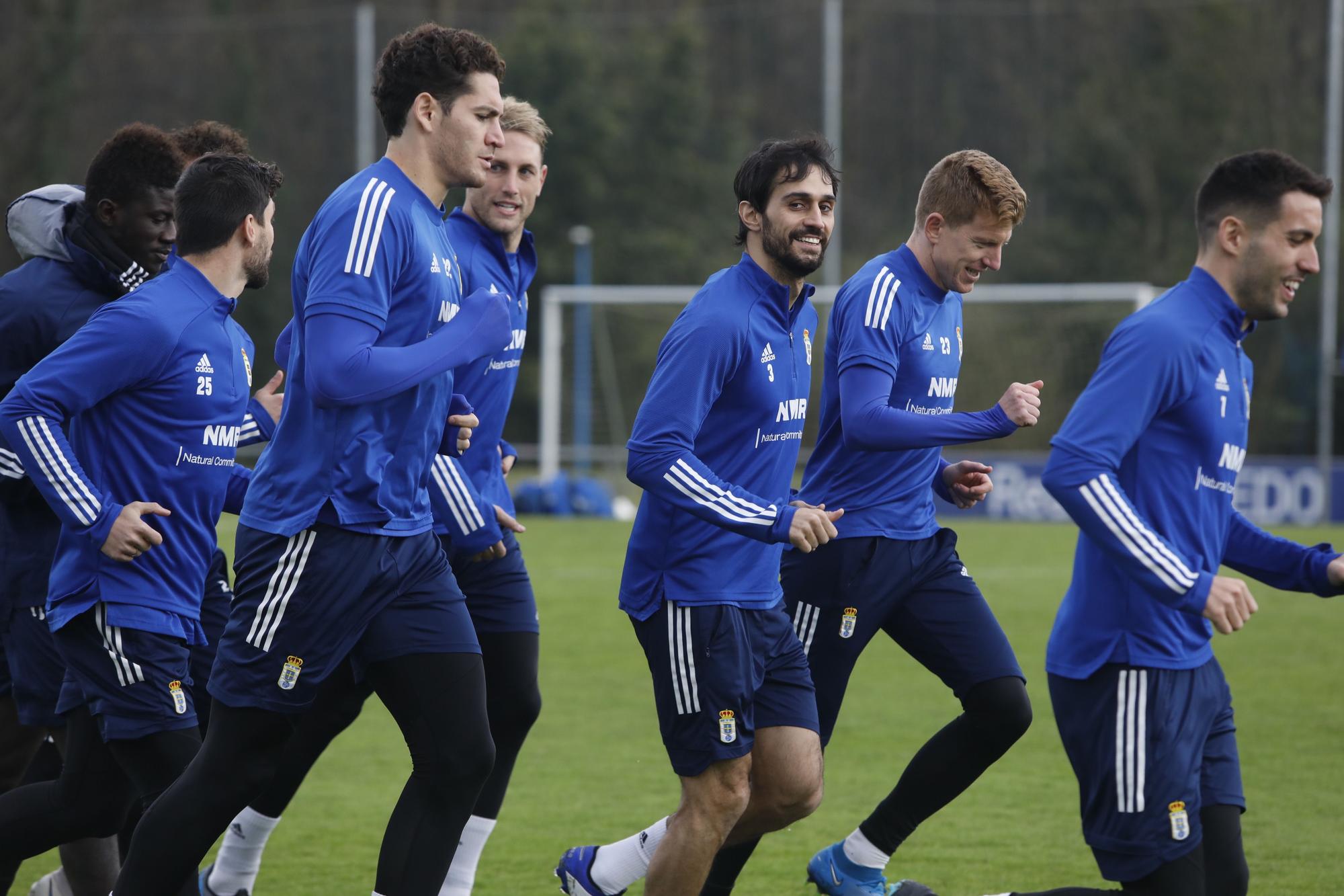 El entrenamiento del Oviedo