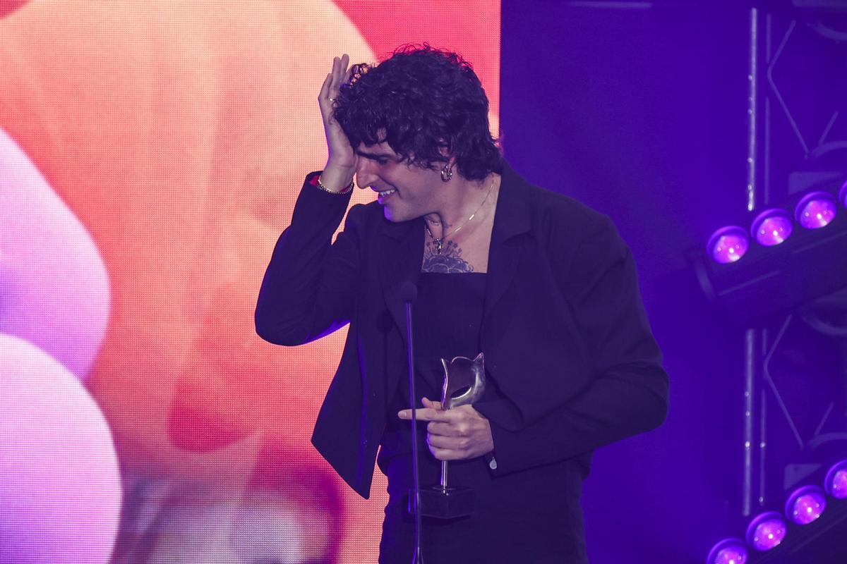 La Dani recibe el Feroz a mejor actor de reparto en una película por su trabajo en 'Te estoy amando locamente'.