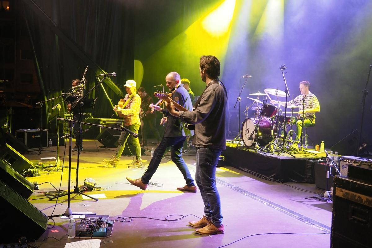 El concierto de "Wolfstone", en la Folixa.