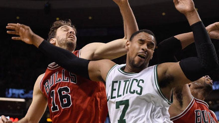 Pau Gasol, durante el partido contra los Celtics.