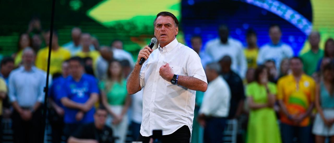 El presidente brasileño, Jair Bolsonaro.