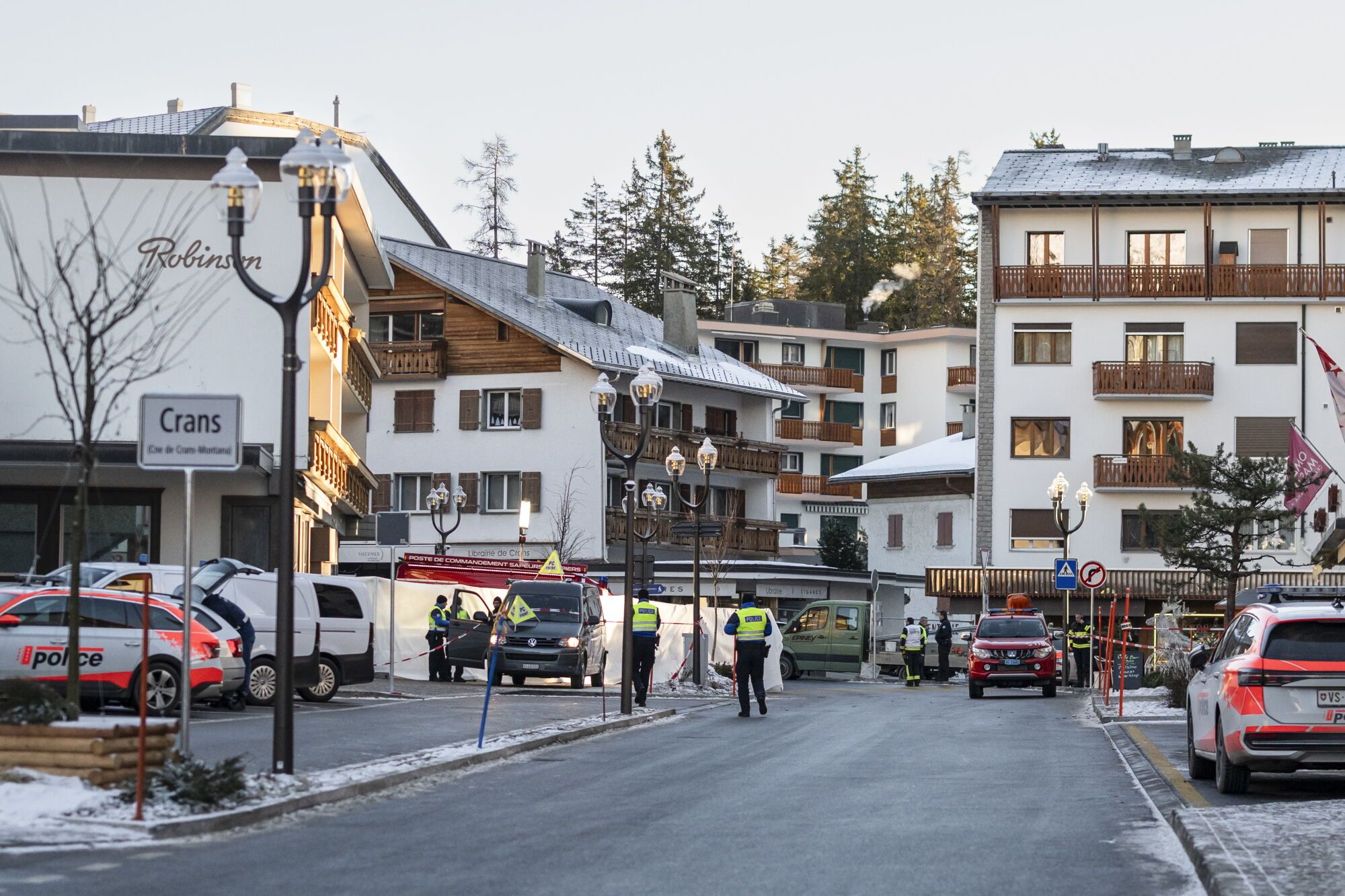 Tragedia en Suiza por el incendio en un bar de una estación de esquí.