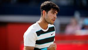 Carlos Alcaraz accede a las semifinales de Queens despus de imponerse ante Rinderknech