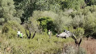 Hallan muerto a un conductor en un coche días después de sufrir un accidente en Pedreguer