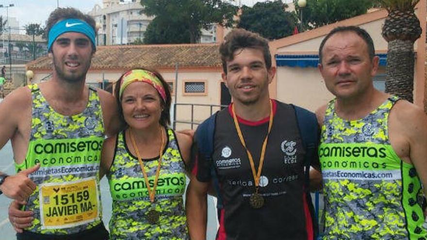 El atletismo de Elda cosecha seis medallas en el Provincial de Alfaz del Pi