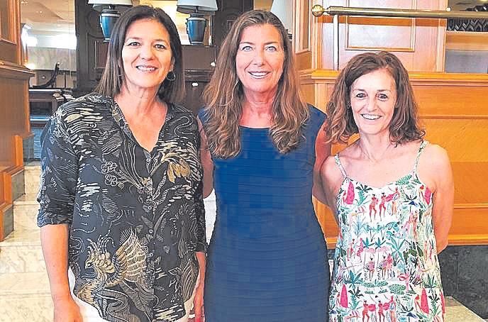 Nati Francés, Patricia Gómez y Malena Riudavets.