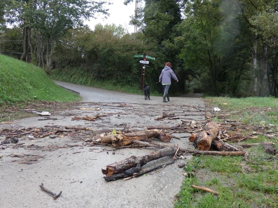 La pluja al seu pas per Ripoll