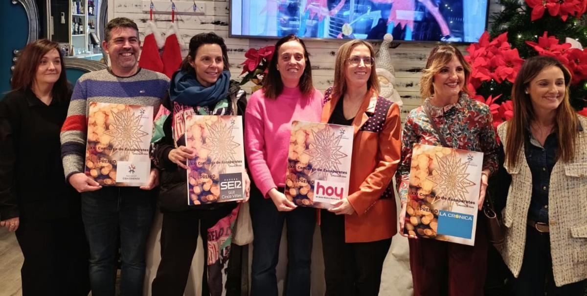 Una vez más, los comercios de Ejea mostraron su 'mejor cara' en Navidad y cinco de ellos tuvieron premio.