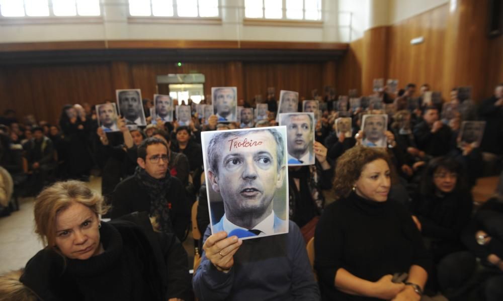 Los juzgados gallegos cumplen una semana "paralizados", desde el arranque de la primera huelga indefinida que el colectivo de funcionarios judiciales protagoniza en Galicia.