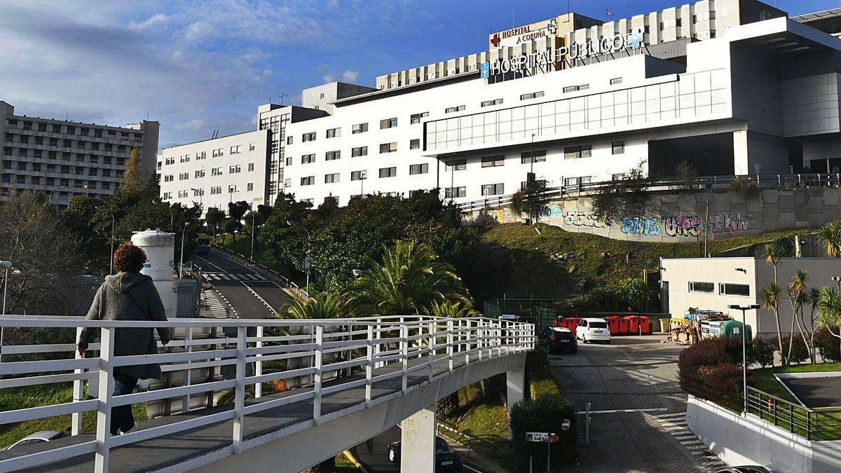 Hospital Universitario de A Coruña, cuya ampliación proyecta la Xunta.