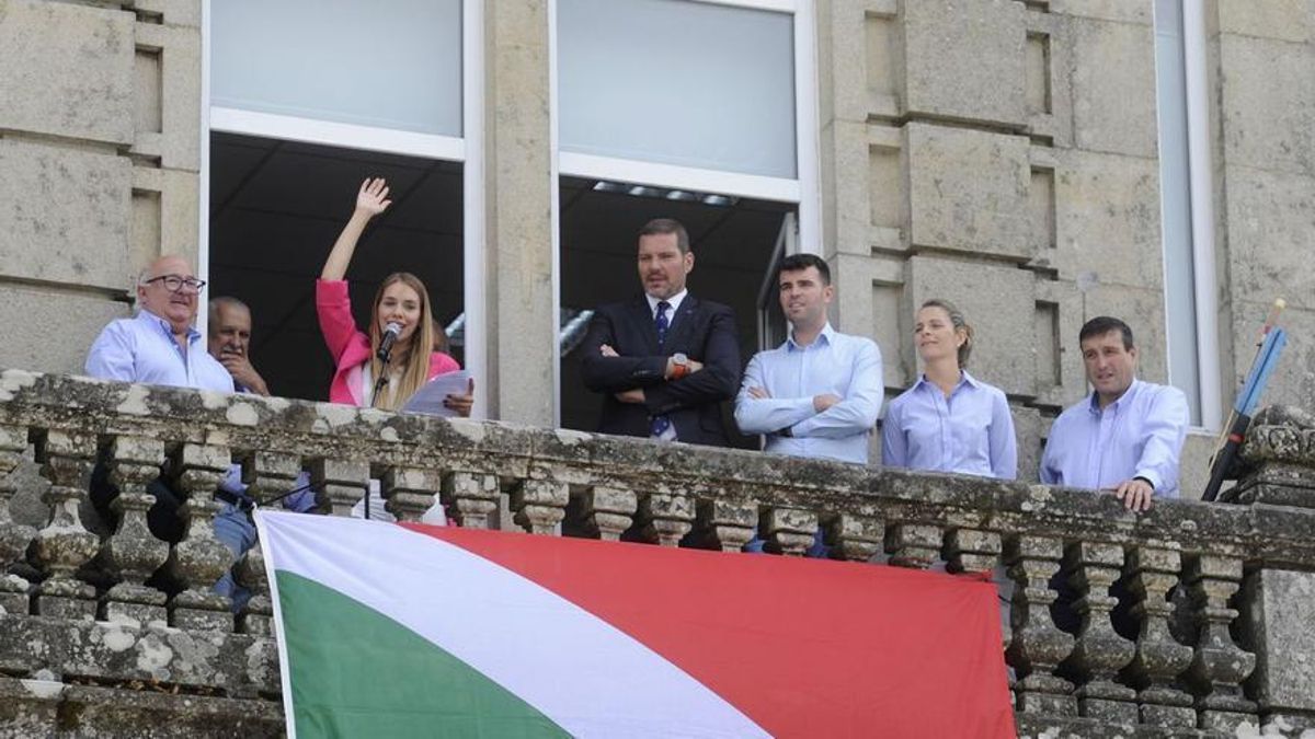 María Mera fue la «alcaldesa temporal» durante el pregón |