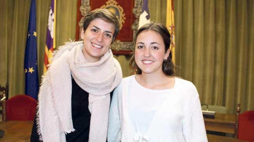 Francisca Morey y Naomi Arbona, las Valentes Dones de 2016.