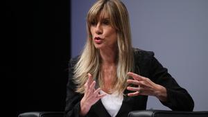Archivo - La directora de la Cátedra Extraordinaria de Transformación Social de la Universidad Complutense de Madrid, Begoña Gómez, interviene durante la segunda jornada del IV Congreso Iberoamericano, a 18 de mayo de 2021, en el CaixaForum, Madrid, (Espa