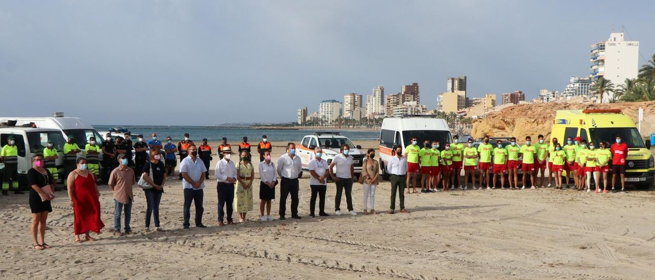 Presentación del dispositivo de playas