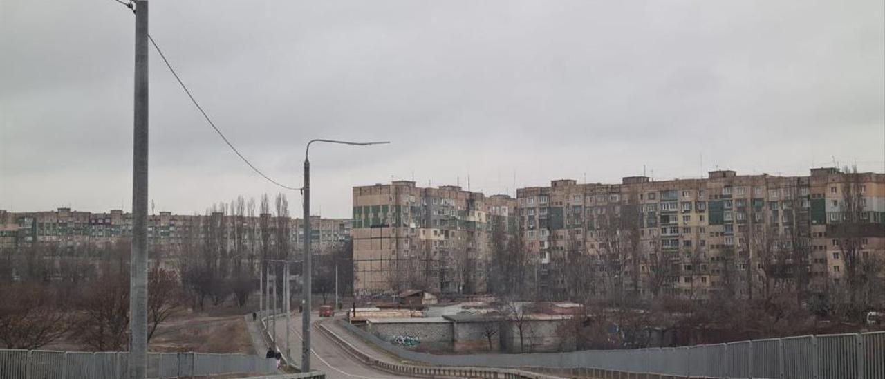 Una vista de la ciudad de Krivyy Rih, en Ucrania.