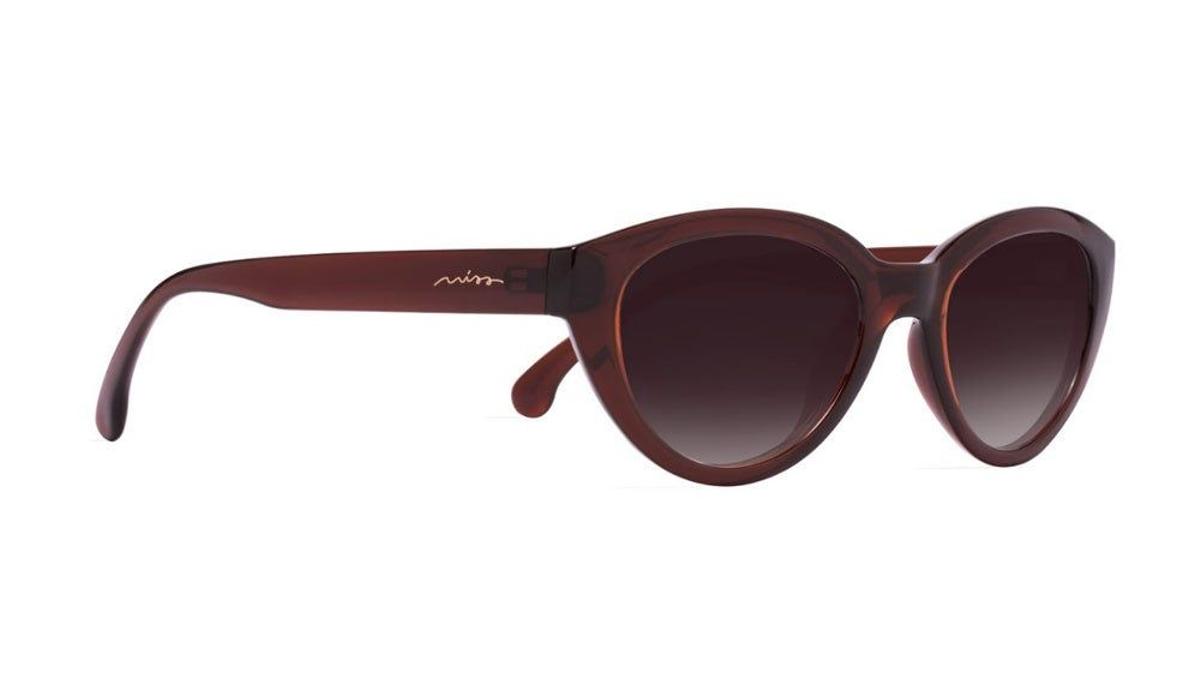 Gafas de sol modelo Lisy de Miss Hamptons Brownie Walnut. (Precio: 30 euros)