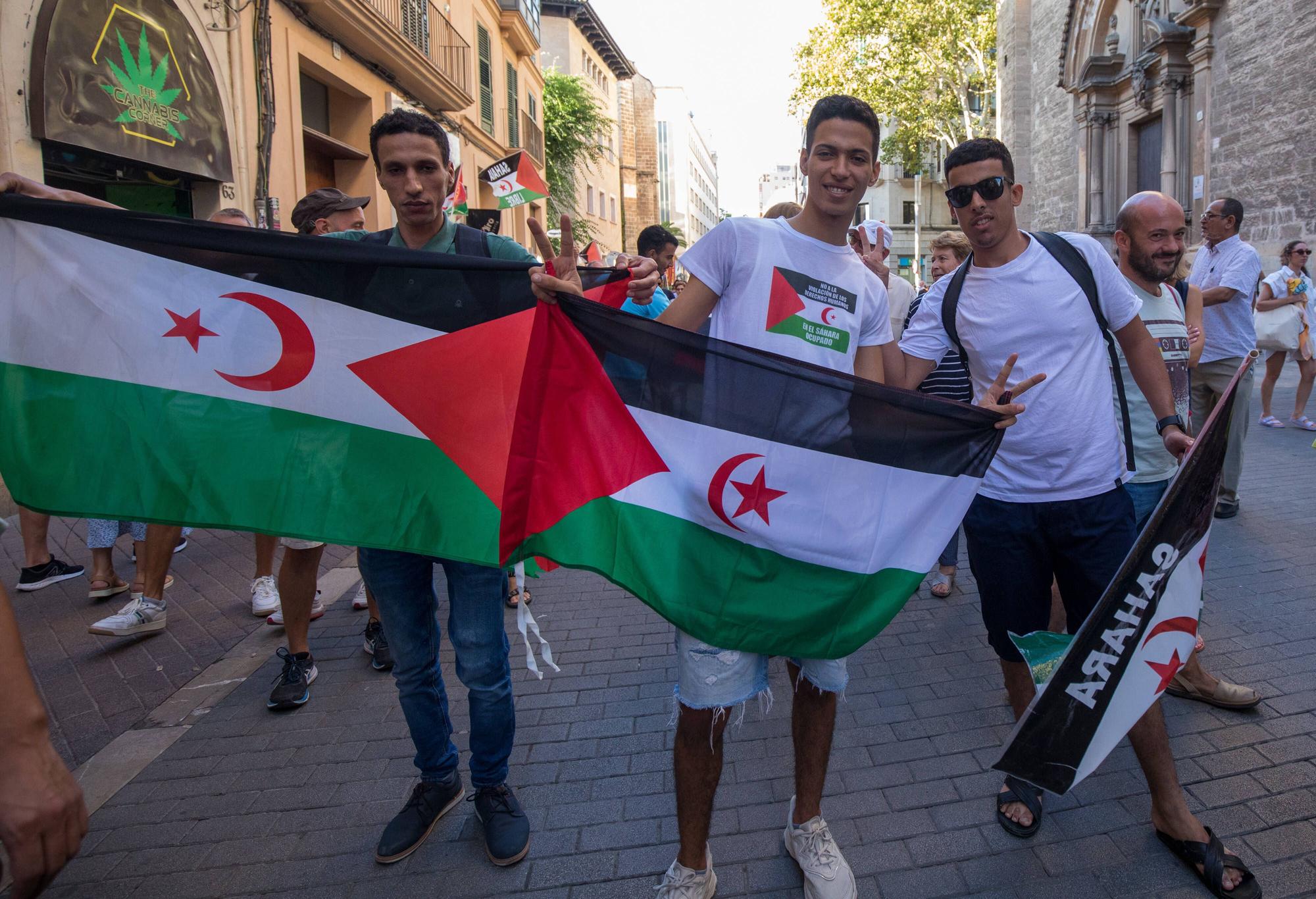 Más de 300 personas piden un Sáhara libre en Palma