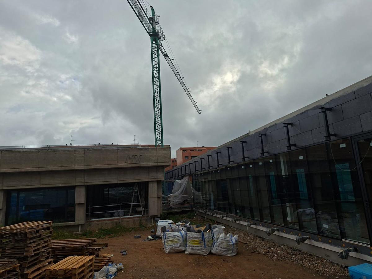 Situación de las obas del nuevo centro cívico en Zamora