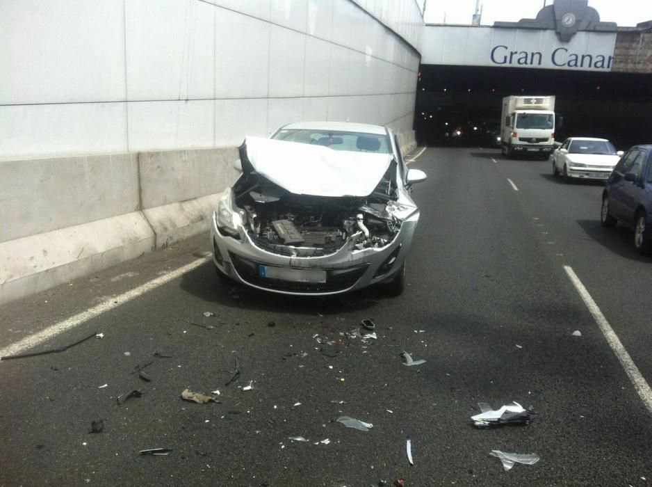 Accidente en la autovía dirección sur a la altura de la Base Naval