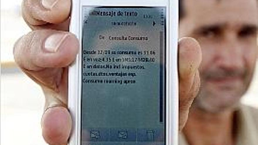 El SMS en el que le piden más de 174.000 euros.