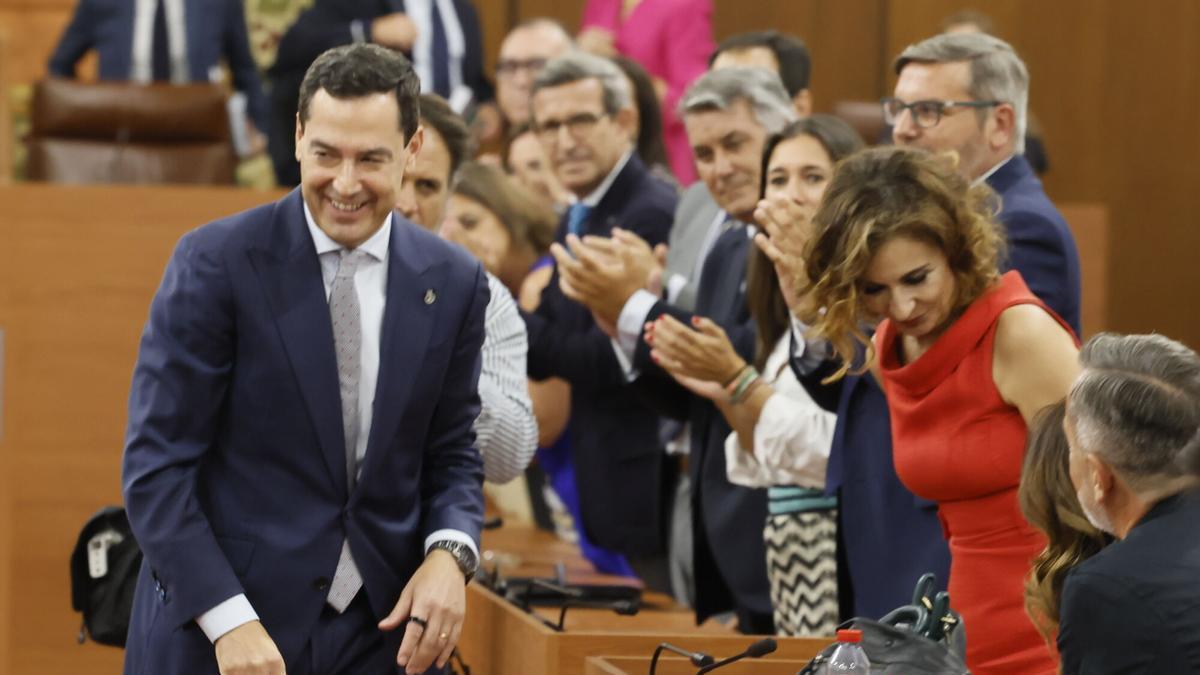 Juanma Moreno, reelegido presidente de la Junta de Andalucía tras el acuerdo entre PP y Vox