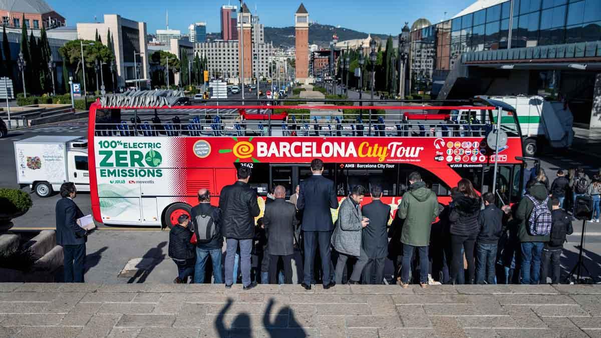 Barcelona estrena el primer Bus Turístic 100% eléctrico