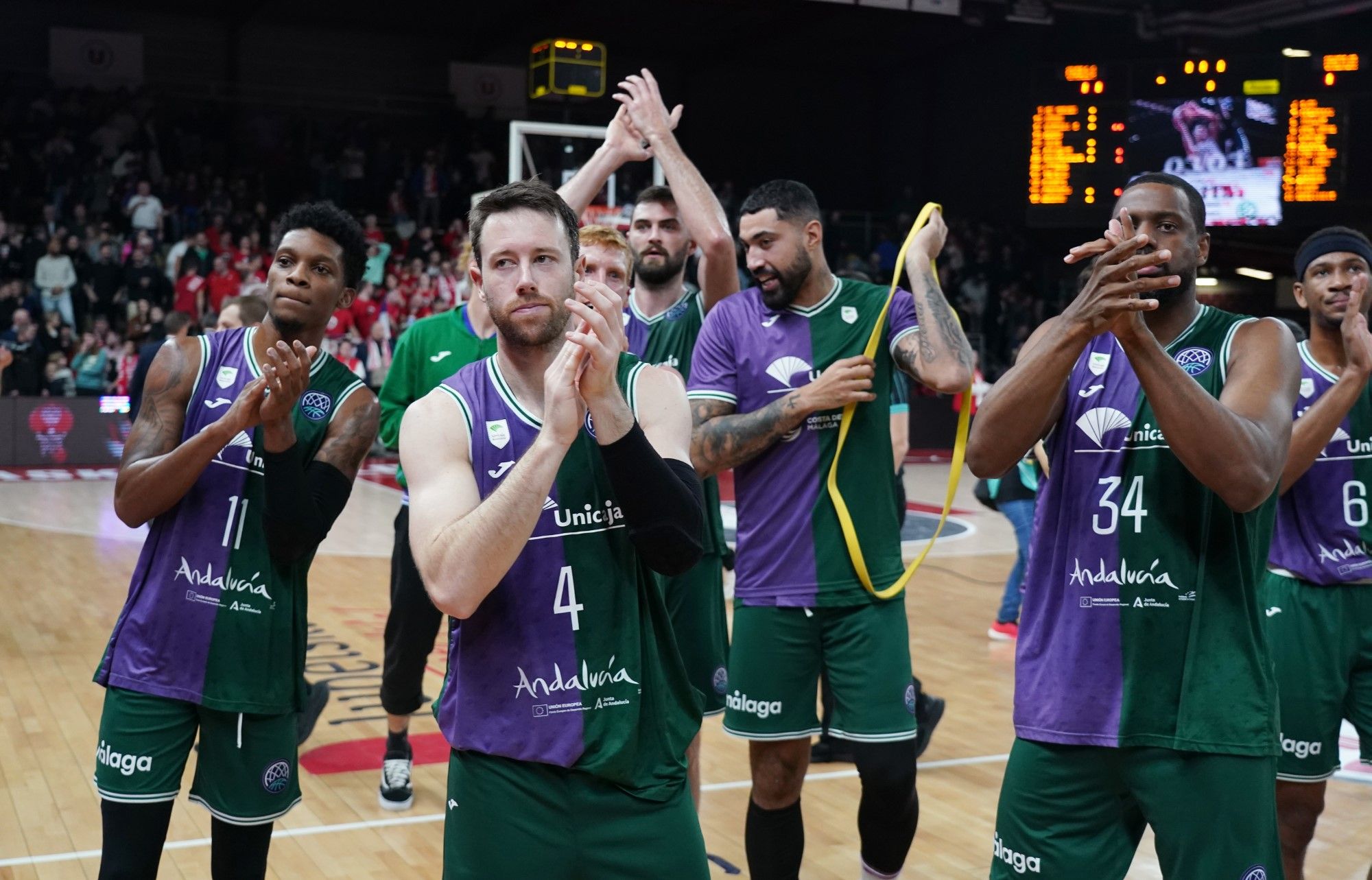 El Cholet - Unicaja de la Round of 16 de la BCL, en fotos