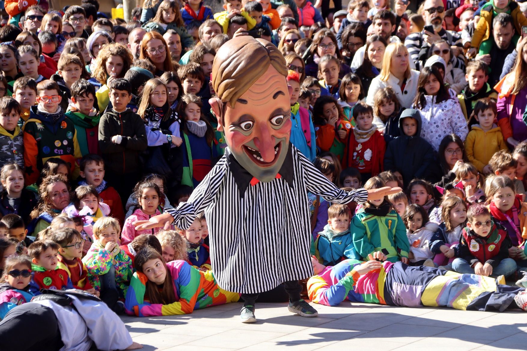 Els infants de Solsona s'apoderen del Carnaval: "Són dies de disbauxa i avui la festa és per a nosaltres "