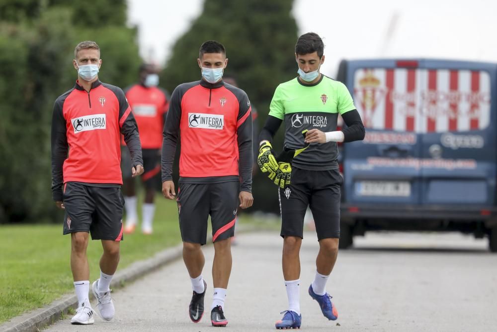 Entrenamiento del Sporting