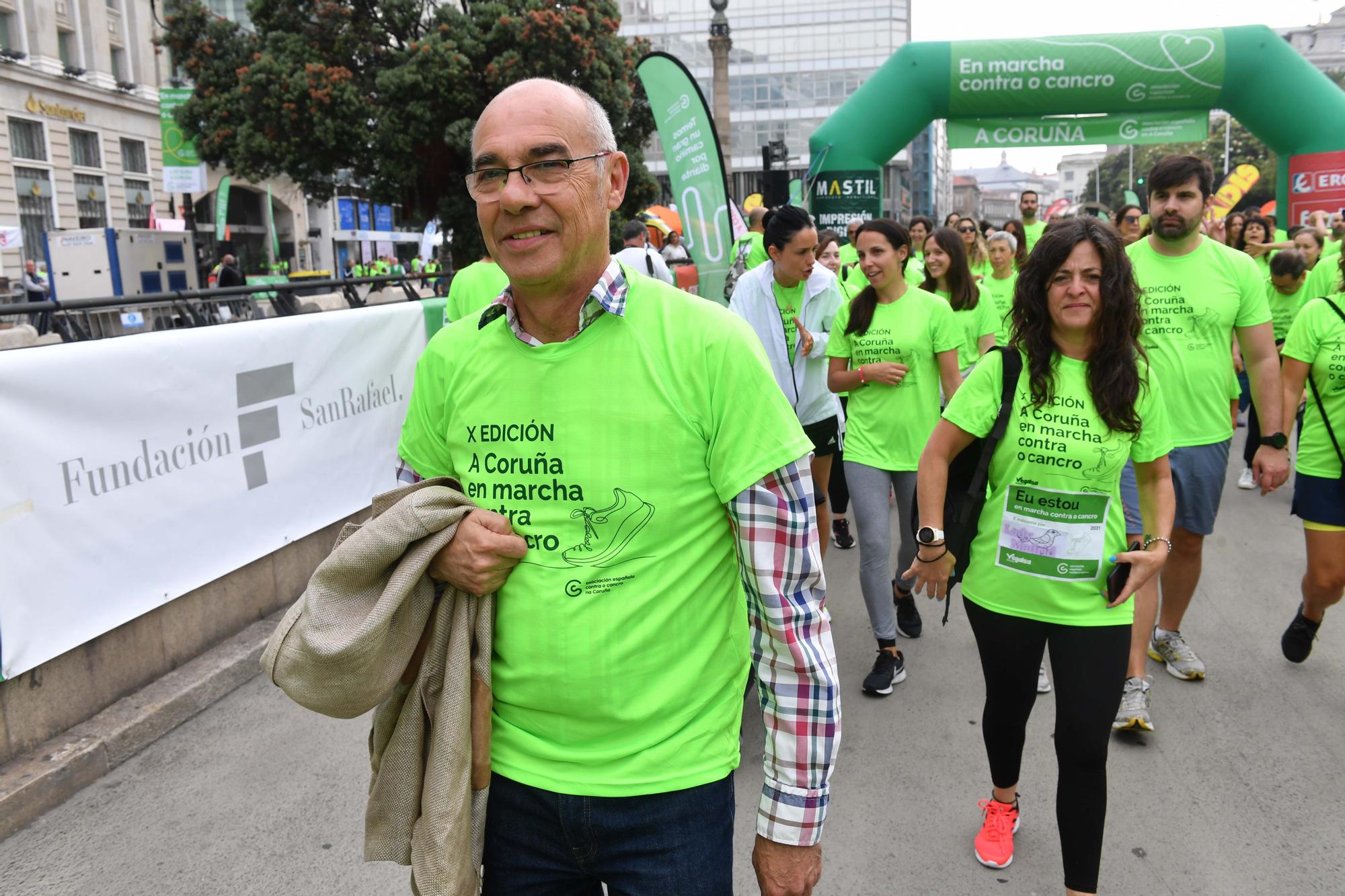 Más de 2.400 participantes en la Andaina Solidaria Contra o Cancro en A Coruña