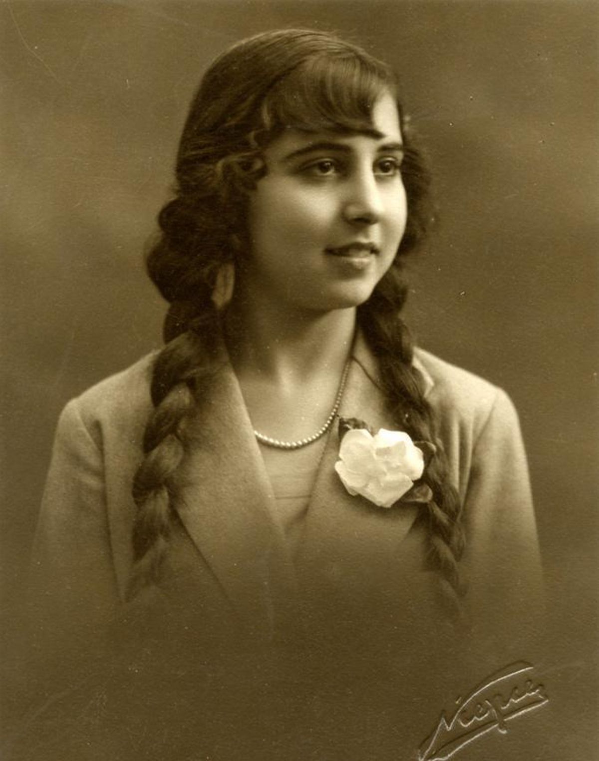 Maria Branyas en 1925.