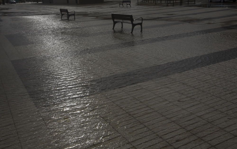 Fuertes lluvias en Alicante