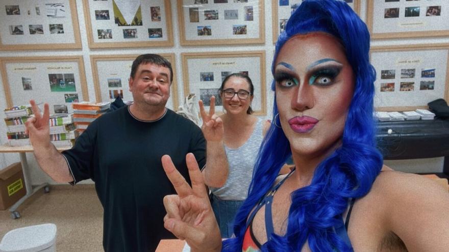 Onyx, la drag queen electoral, de vacaciones en Canarias